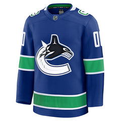 Vancouver Canucks Fanatics Home Premium Custom Jersey - Blue | US 202055733