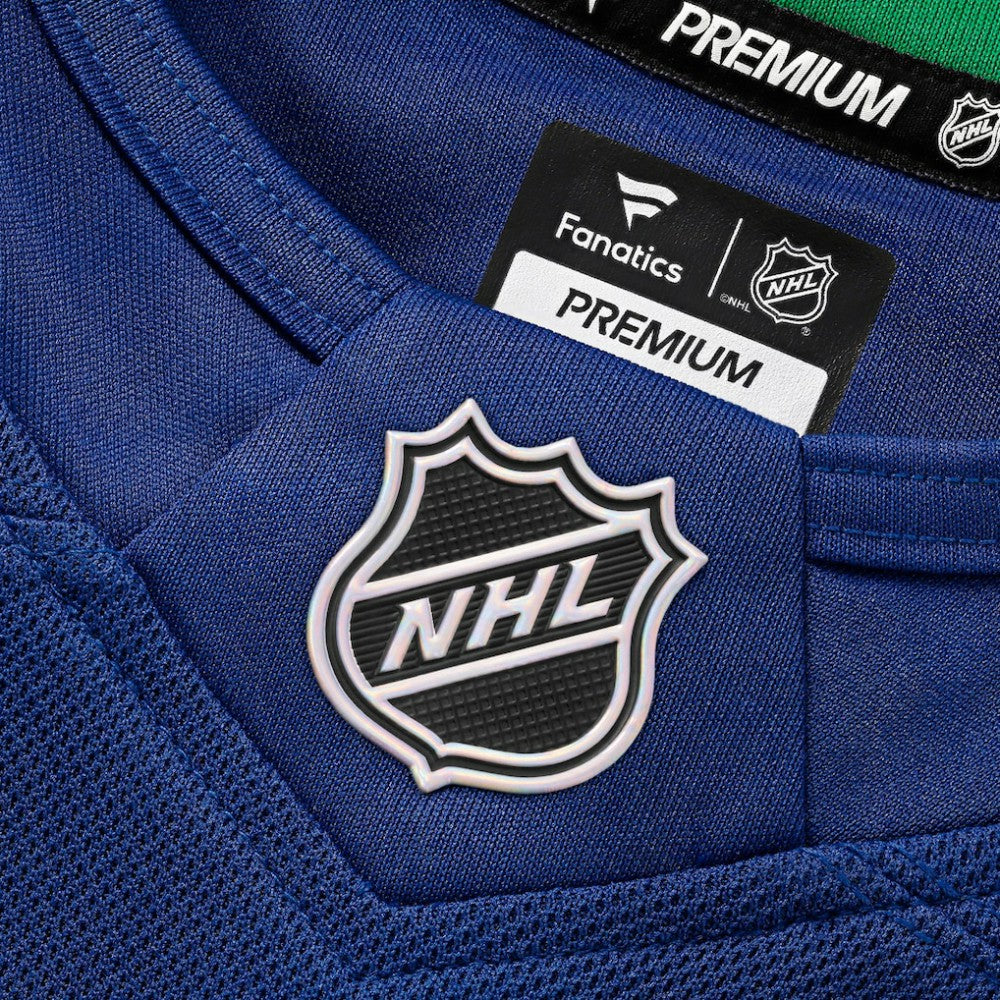 Vancouver Canucks Fanatics Home Premium Custom Jersey - Blue | US 202055733