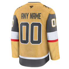 Vegas Golden Knights Fanatics Home Premium Custom Jersey - Gold | US 202055736