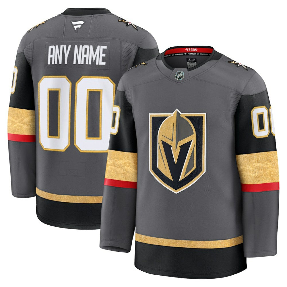 Vegas Golden Knights Fanatics Alternate Premium Custom Jersey - Gray | US 202055737