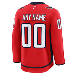 Washington Capitals Fanatics Home Premium Custom Jersey - Red | US 202055739