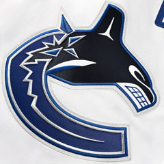 Vancouver Canucks Fanatics Away Premium Custom Jersey - White | US 202055743