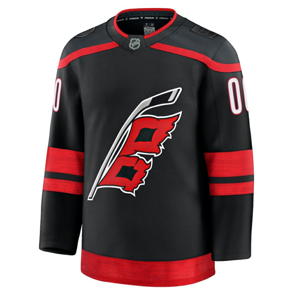 Carolina Hurricanes Fanatics Home Premium Custom Jersey - Black | US 202055748