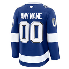 Tampa Bay Lightning Fanatics Home Premium Custom Jersey - Blue | US 202055752