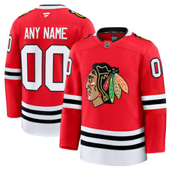 Chicago Blackhawks Fanatics Home Premium Custom Jersey - Red | US 202055753