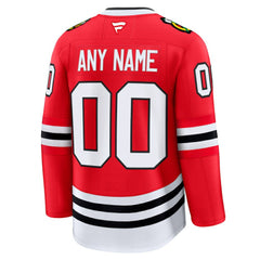 Chicago Blackhawks Fanatics Home Premium Custom Jersey - Red | US 202055753