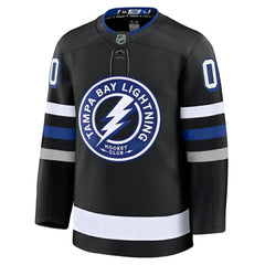 Tampa Bay Lightning Fanatics Alternate Premium Custom Jersey - Black | US 202055754