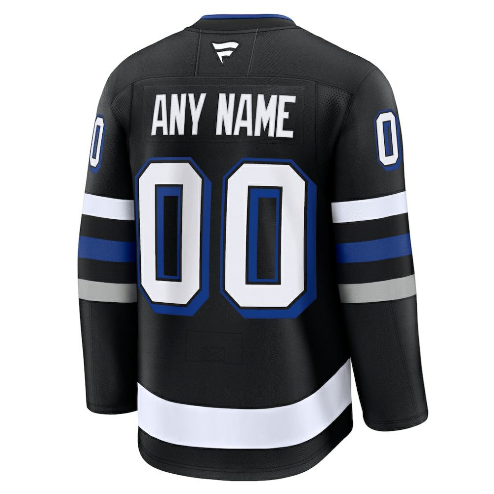 Tampa Bay Lightning Fanatics Alternate Premium Custom Jersey - Black | US 202055754