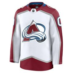 Colorado Avalanche Fanatics Away Premium Custom Jersey - White | US 202055755