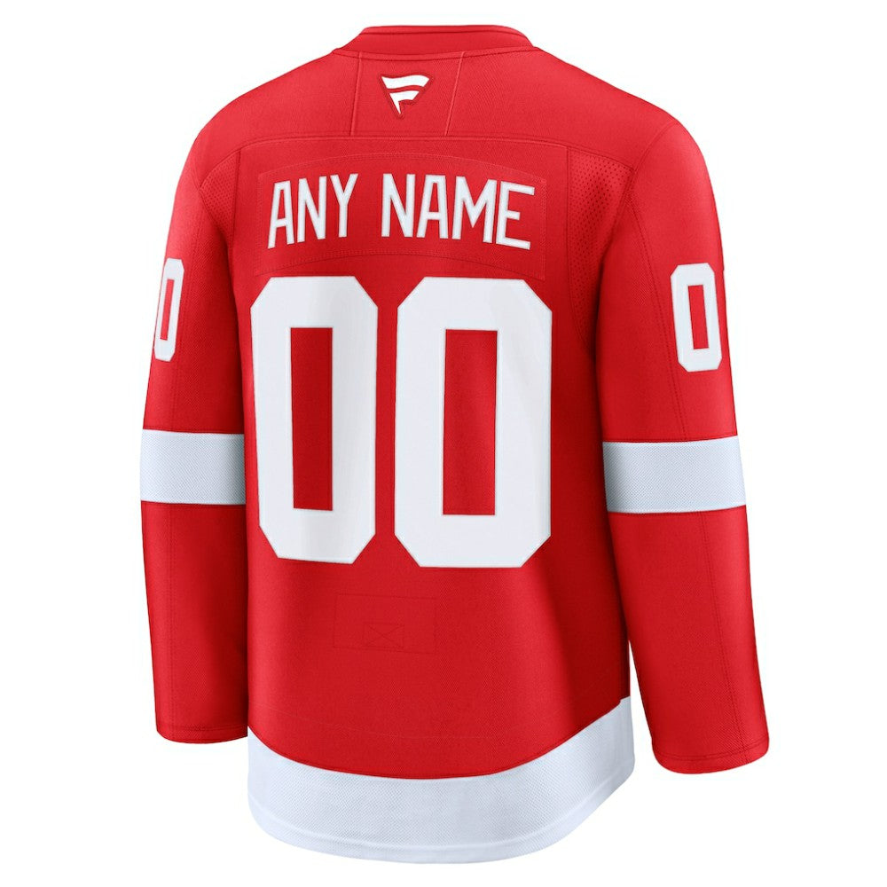 Detroit Red Wings Fanatics Home Premium Custom Jersey - Red | US 202055765