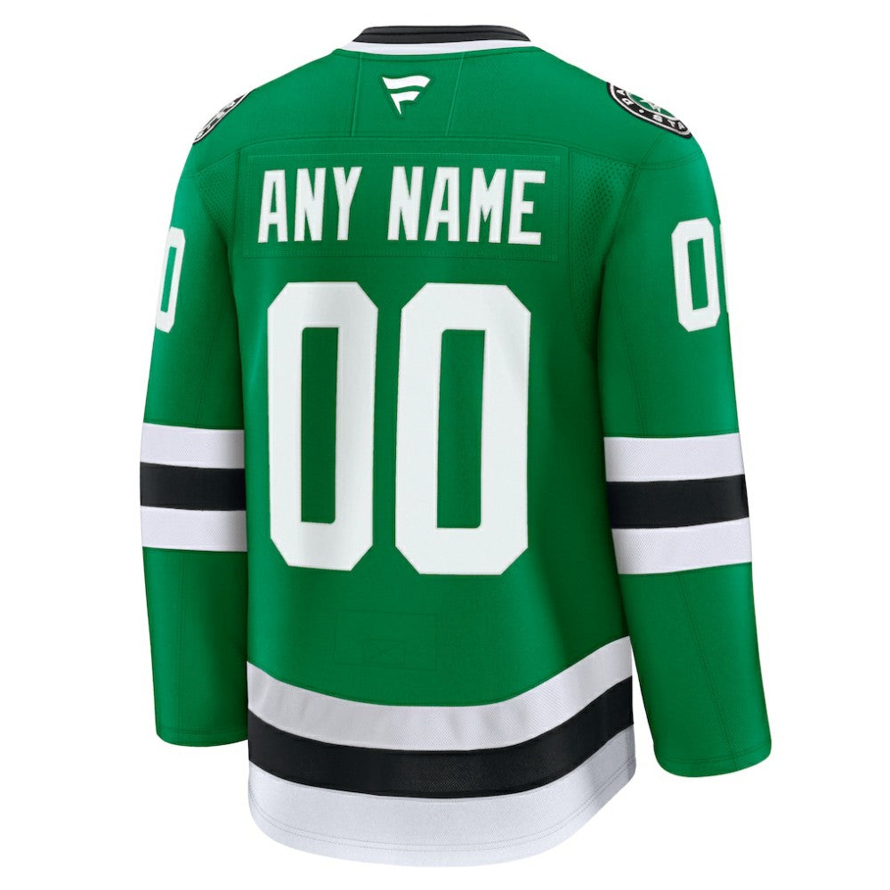 Dallas Stars Fanatics Home Premium Custom Jersey - Kelly Green | US 202055768