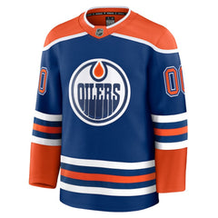Edmonton Oilers Fanatics Home Premium Custom Jersey - Royal | US 202055771