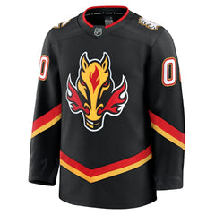 Calgary Flames Fanatics Alternate Premium Custom Jersey - Black | US 202055775