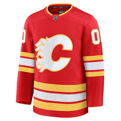 Calgary Flames Fanatics Home Premium Custom Jersey - Red | US 202055777