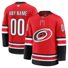 Carolina Hurricanes Fanatics Alternate Premium Custom Jersey - Red | US 202055780