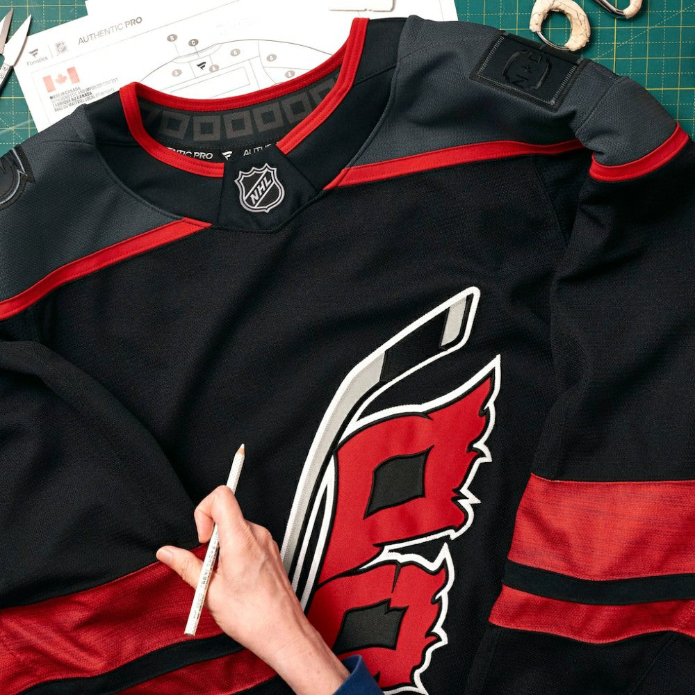 Carolina Hurricanes Fanatics Home Authentic Pro Custom Jersey - Black | US 202056747