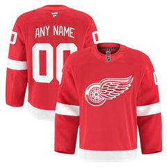 Detroit Red Wings Fanatics Home Authentic Pro Custom Jersey - Red | US 202056748