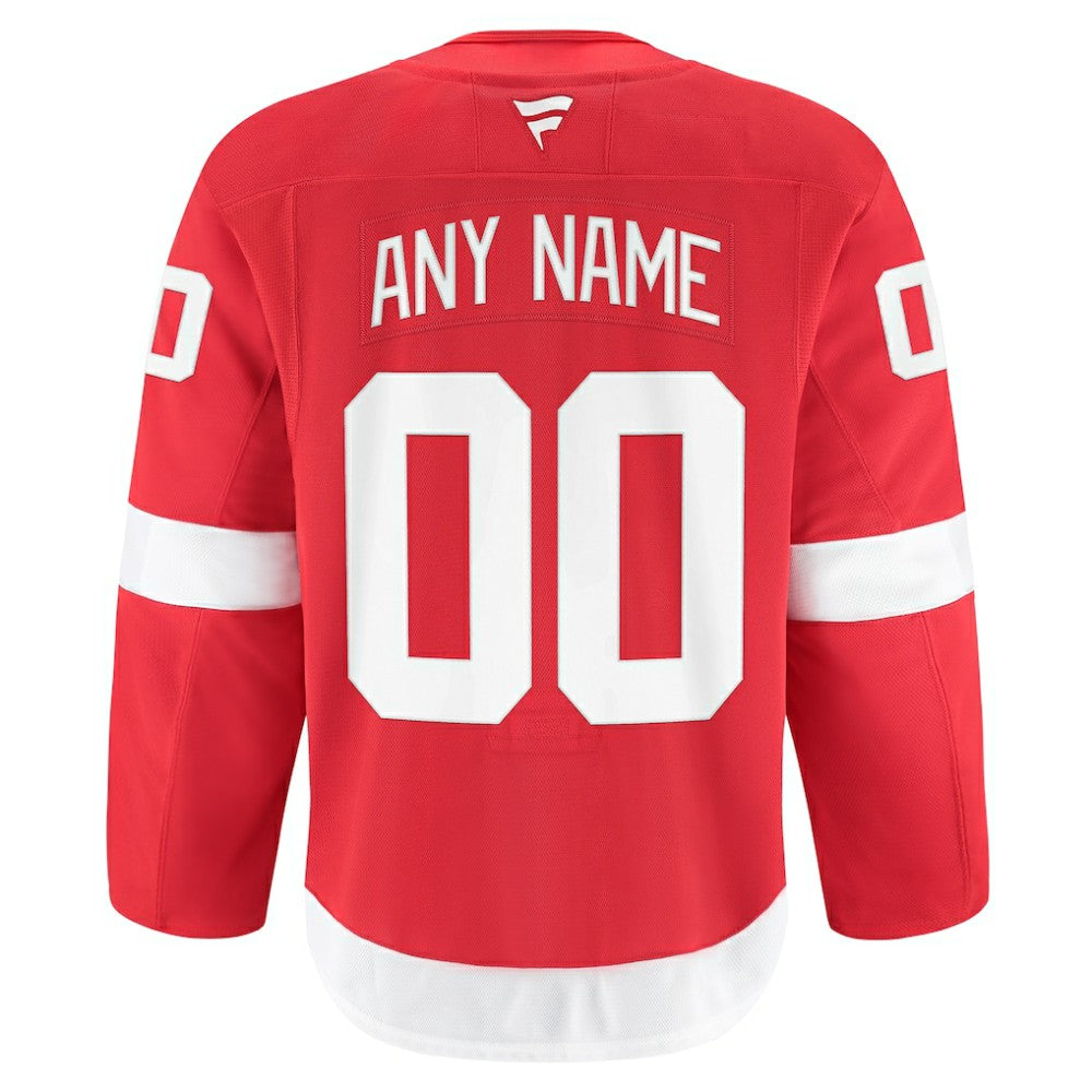 Detroit Red Wings Fanatics Home Authentic Pro Custom Jersey - Red | US 202056748