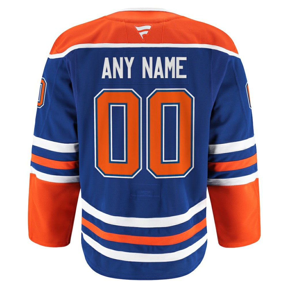Edmonton Oilers Fanatics Home Authentic Pro Custom Jersey - Royal | US 202056754