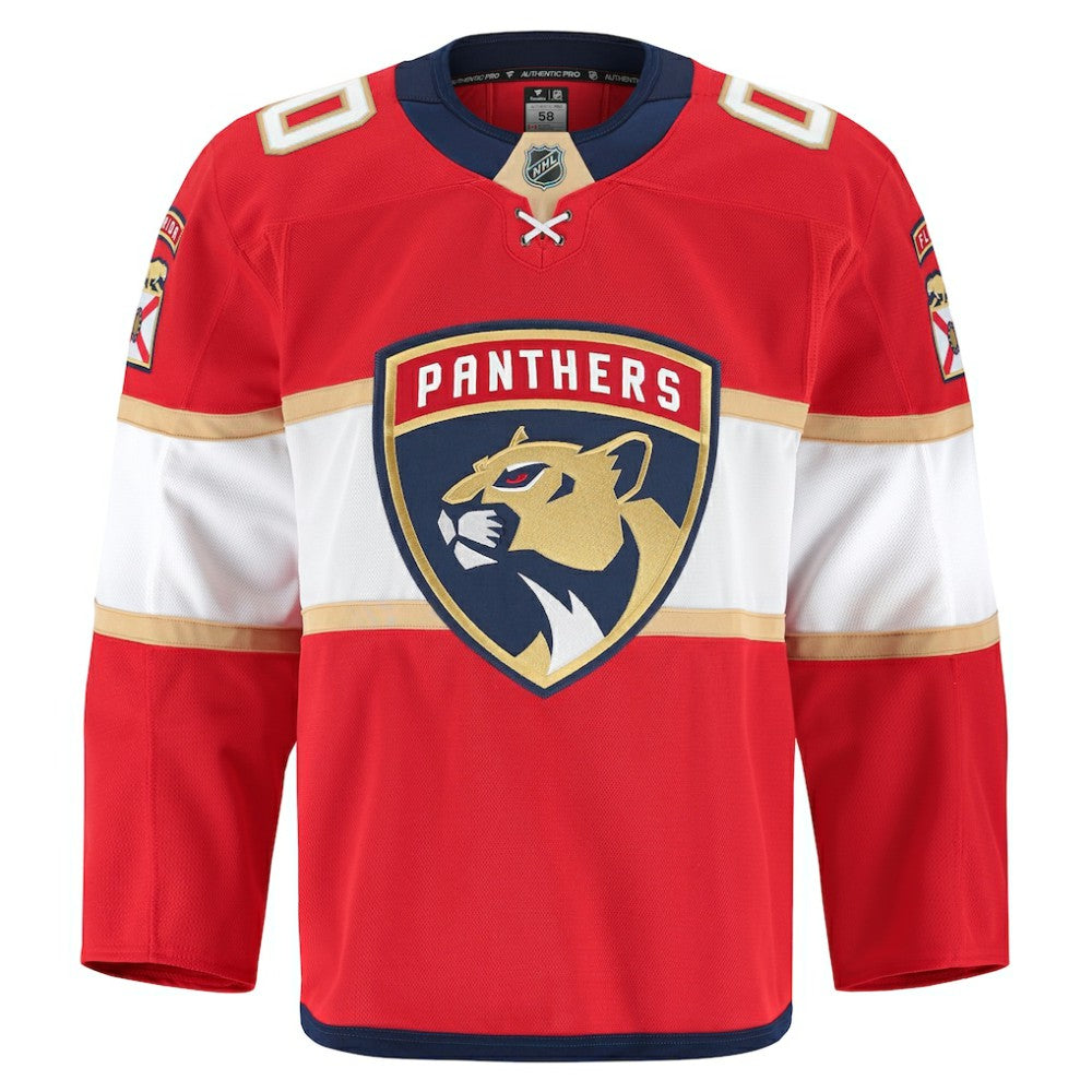 Florida Panthers Fanatics Home Authentic Pro Custom Jersey - Red | US 202056755