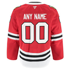 Chicago Blackhawks Fanatics Home Authentic Pro Custom Jersey - Red | US 202056756