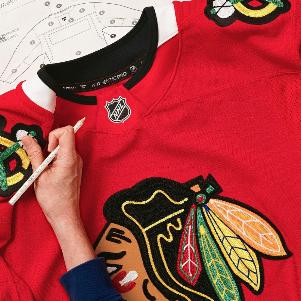 Chicago Blackhawks Fanatics Home Authentic Pro Custom Jersey - Red | US 202056756