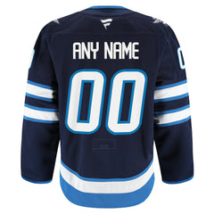 Winnipeg Jets Fanatics Home Authentic Pro Custom Jersey - Navy | US 202056758