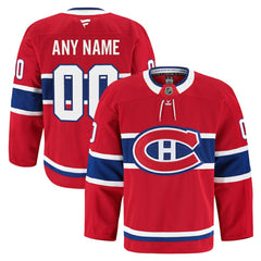 Montreal Canadiens Fanatics Home Authentic Pro Custom Jersey - Red | US 202056761