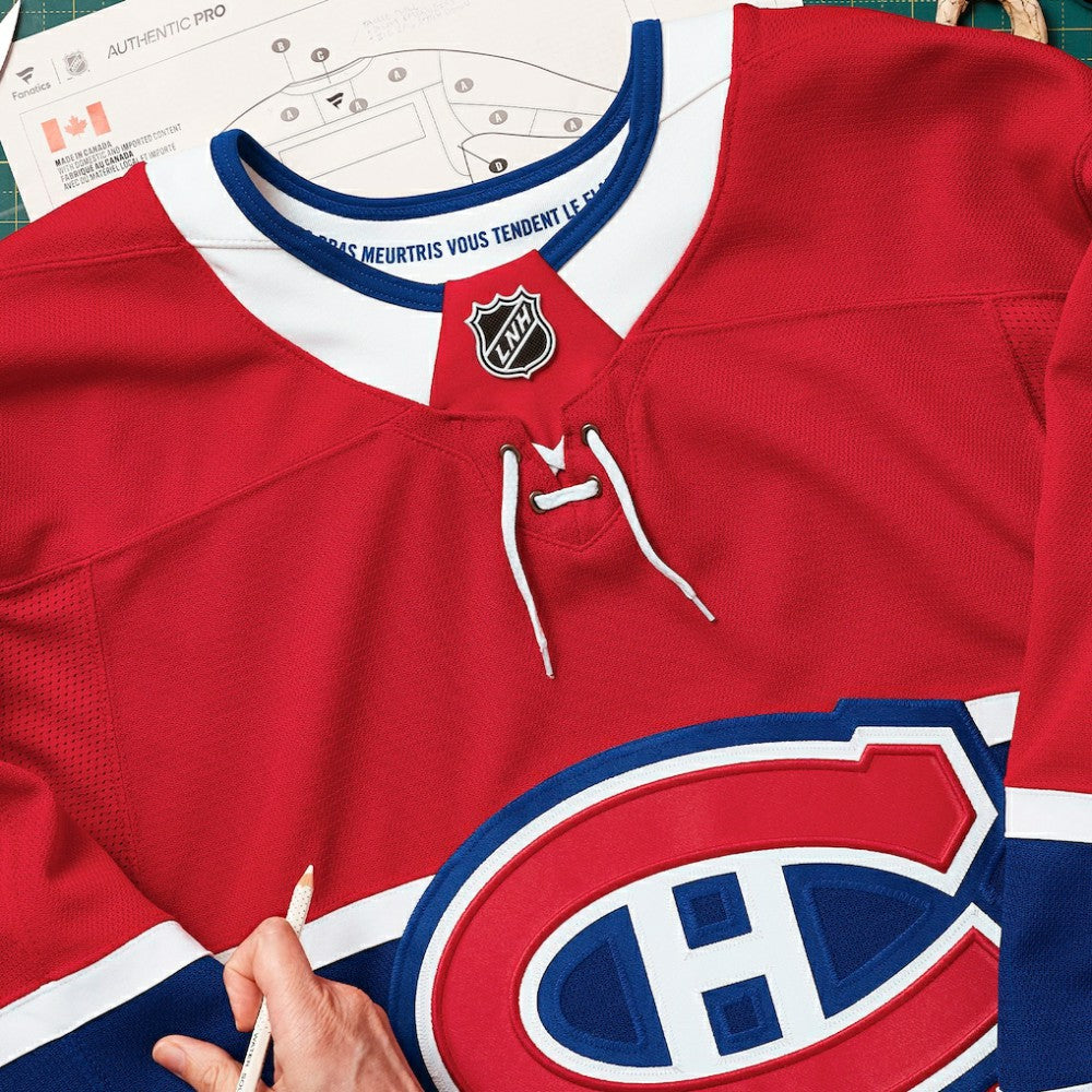 Montreal Canadiens Fanatics Home Authentic Pro Custom Jersey - Red | US 202056761