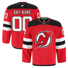 New Jersey Devils Fanatics Home Authentic Pro Custom Jersey - Red | US 202056763