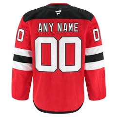 New Jersey Devils Fanatics Home Authentic Pro Custom Jersey - Red | US 202056763