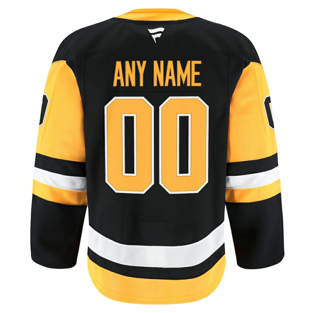 Pittsburgh Penguins Fanatics Home Authentic Pro Custom Jersey - Black | US 202056765