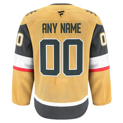 Vegas Golden Knights Fanatics Home Authentic Pro Custom Jersey - Gold | US 202056766