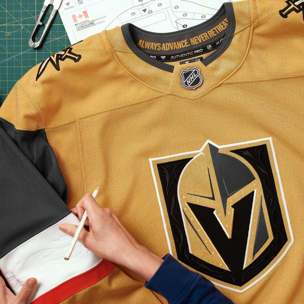 Vegas Golden Knights Fanatics Home Authentic Pro Custom Jersey - Gold | US 202056766
