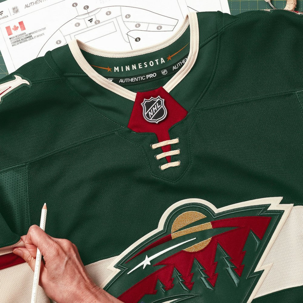 Minnesota Wild Fanatics Home Authentic Pro Custom Jersey - Green | US 202056768