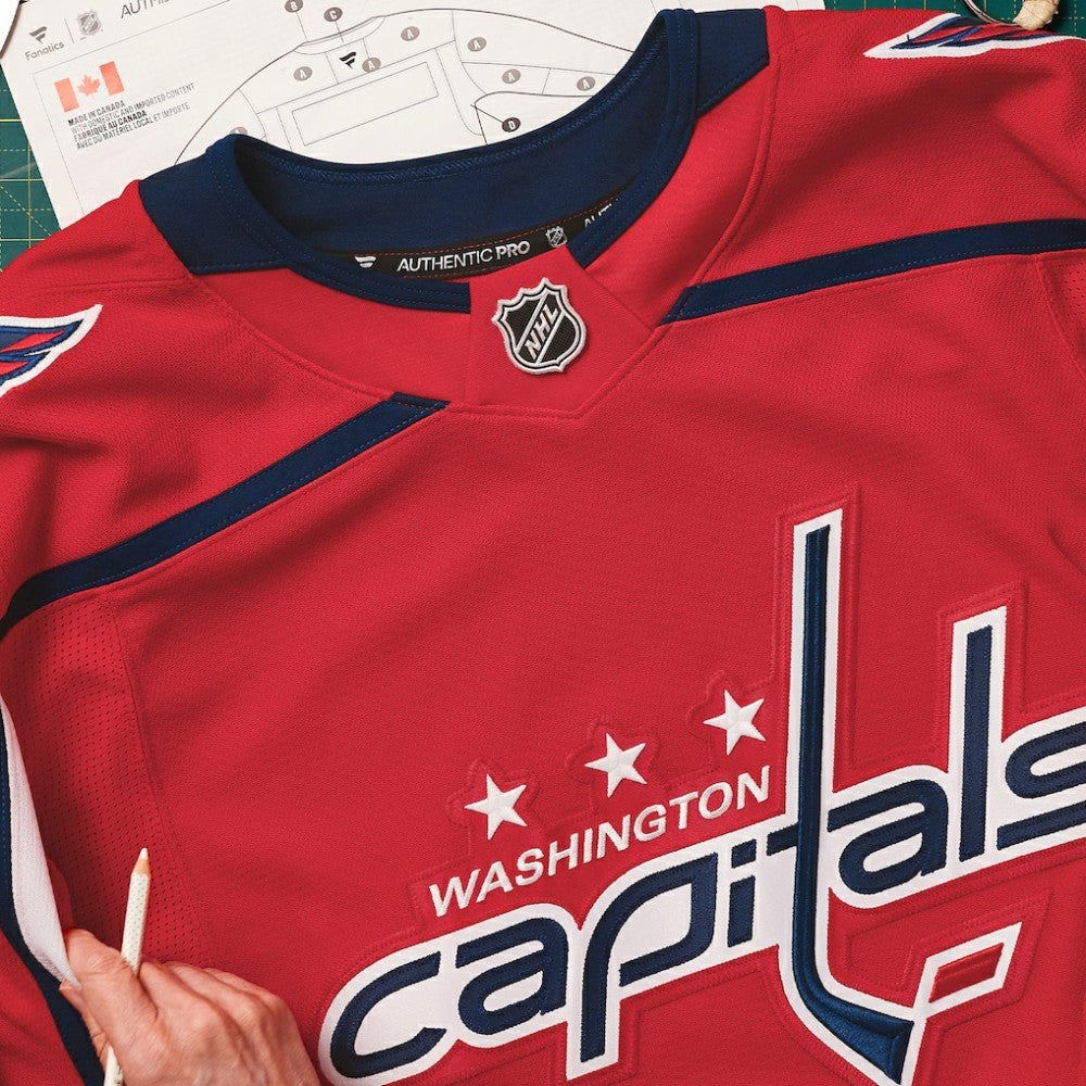 Washington Capitals Fanatics Home Authentic Pro Custom Jersey - Red | US 202056769