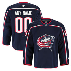 Columbus Blue Jackets Fanatics Home Authentic Pro Custom Jersey - Navy | US 202056776