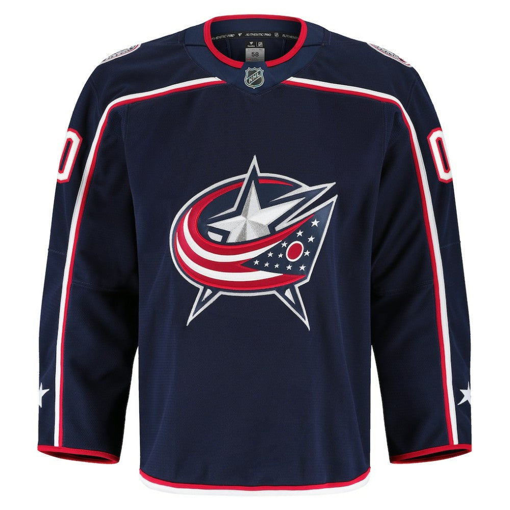 Columbus Blue Jackets Fanatics Home Authentic Pro Custom Jersey - Navy | US 202056776