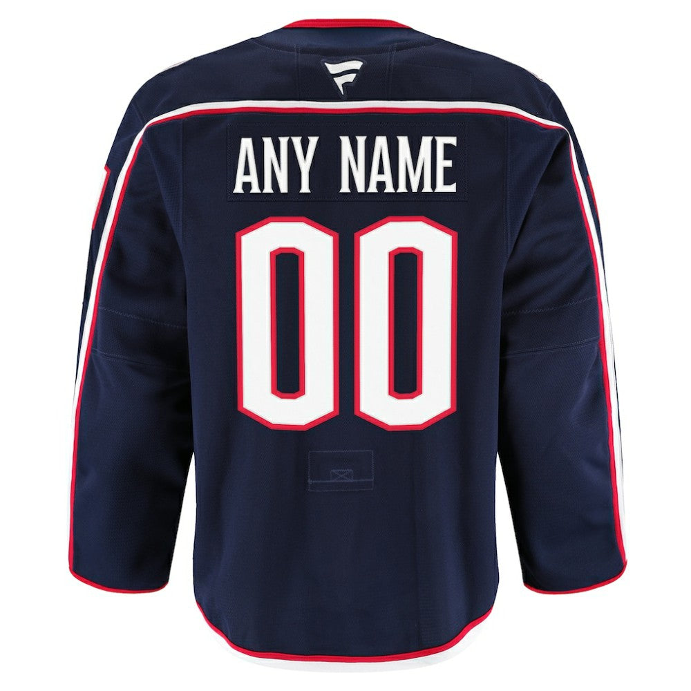 Columbus Blue Jackets Fanatics Home Authentic Pro Custom Jersey - Navy | US 202056776