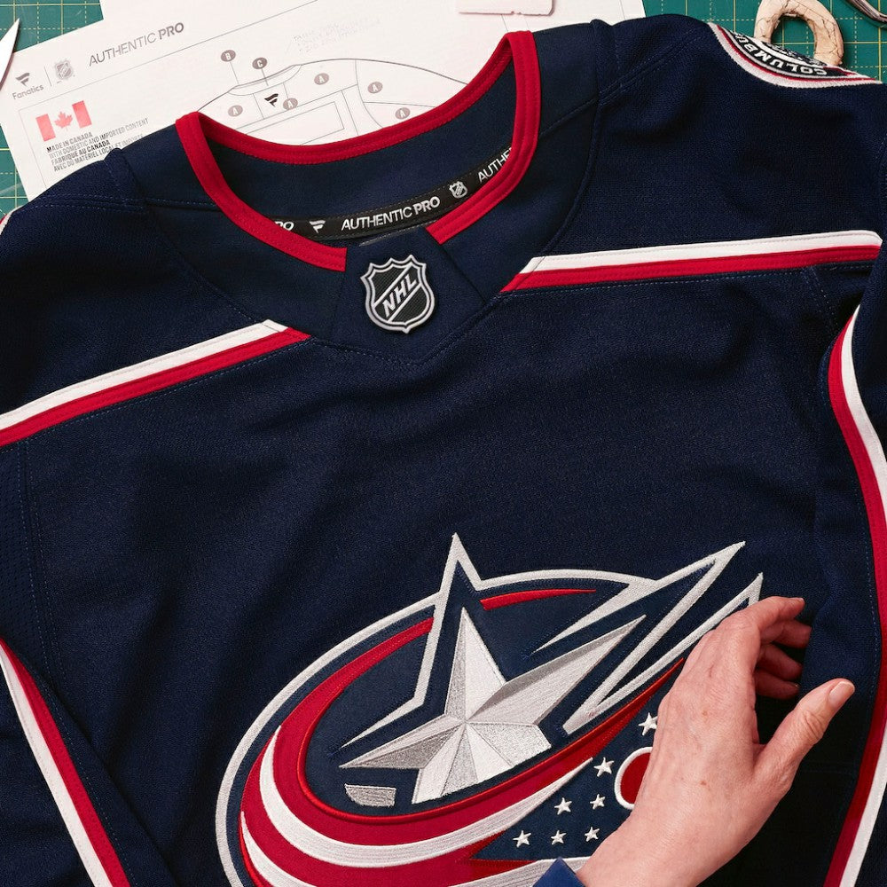 Columbus Blue Jackets Fanatics Home Authentic Pro Custom Jersey - Navy | US 202056776