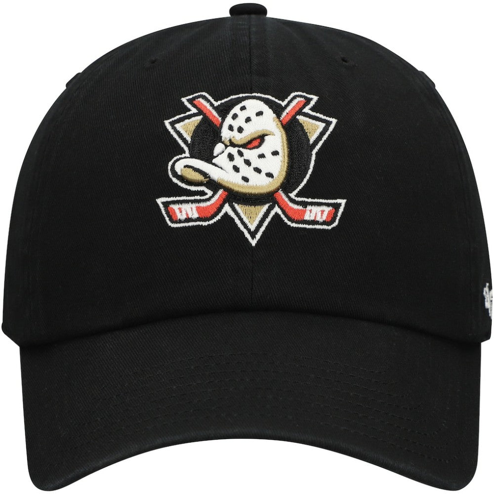 Anaheim Ducks '47 Core Logo Clean Up Adjustable Hat - Black | US 202056777