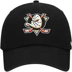 Anaheim Ducks '47 Core Logo Clean Up Adjustable Hat - Black | US 202056777