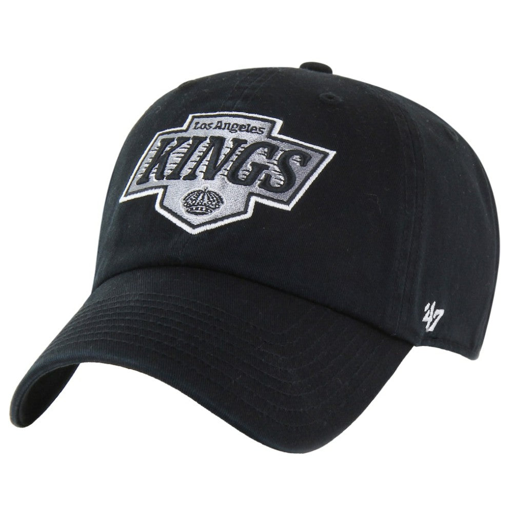 Los Angeles Kings '47 Core Logo Clean Up Adjustable Hat - Black | US 202056836