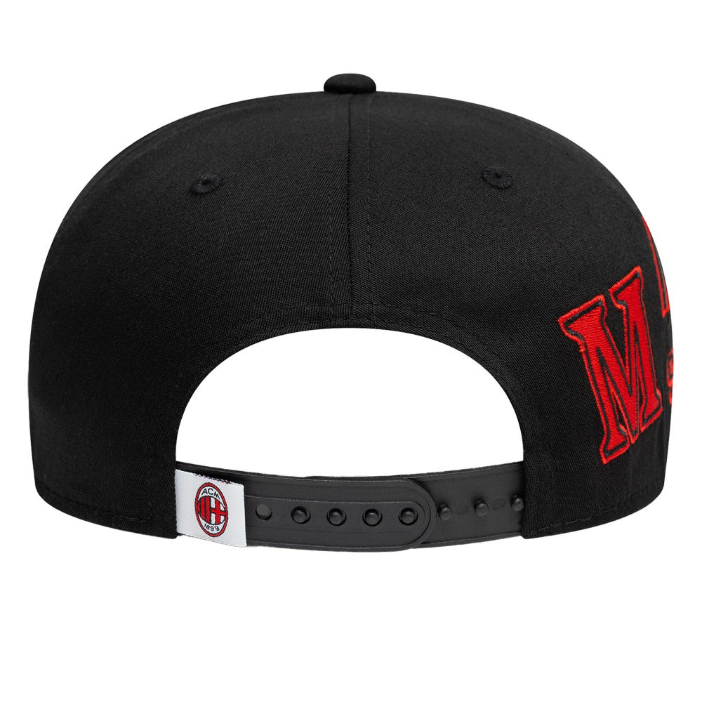 AC Milan New Era 9FIFTY Stretch-Snap Adjustable Hat Black/Denim - New Era for sale