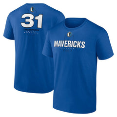 Klay Thompson Dallas Mavericks Behind The Back Name & Number T-Shirt - Blue