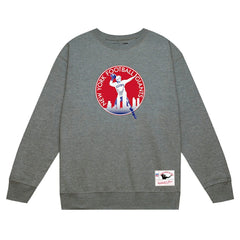New York Giants Basic Fleece Pullover Sweatshirt - Heather Gray Pullover