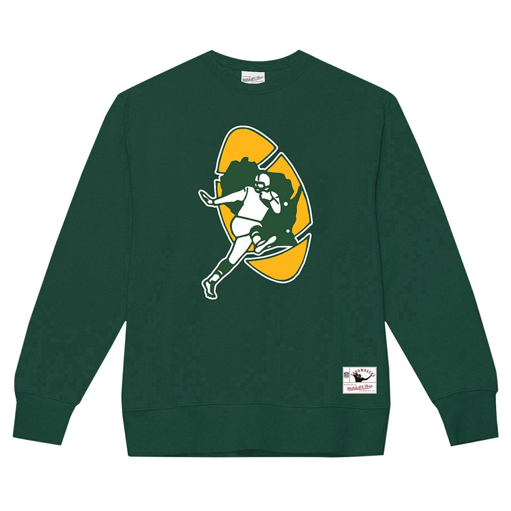 Green Bay Packers Basic Fleece Pullover Sweatshirt - Dark Green Pullover