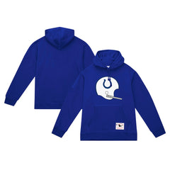 Indianapolis Colts Helmet Logo Vintage Pullover Hoodie - Royal Hoodies