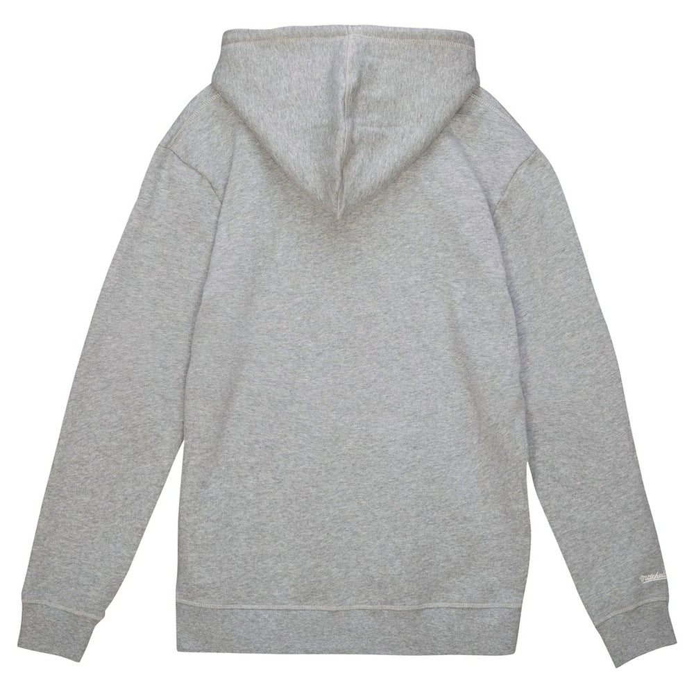 New England Patriots Helmet Logo Vintage Pullover Hoodie - Heather Gray Hoodies