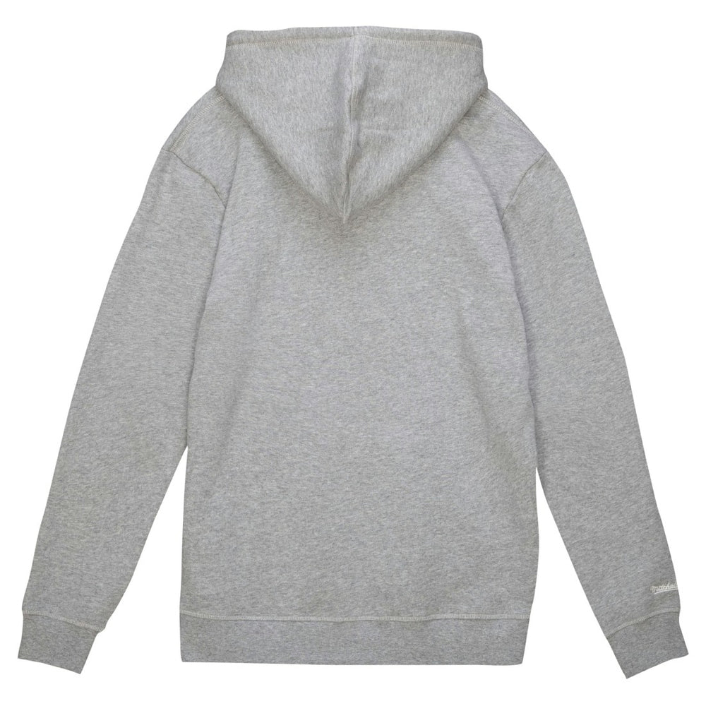 Denver Broncos Helmet Logo Vintage Pullover Hoodie - Heather Gray Hoodies
